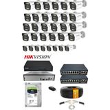 Hsc Bilişim 32'li 5mp Ip Kamera Seti | Poe | Hikvision Nvr | Iç/dış Mekan | Gece Görüş | Ses Kayıt | Izle - Renkli