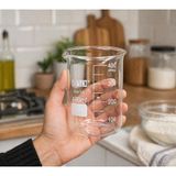 Hsc Bilişim 400 ml Cam Beher – Isıya Dayanıklı Laboratuvar Tipi Ölçü Kabı - 1 - 001-Renkli