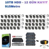 Hsc Bilişim 48'li 5mp Poe Ip Kamera Seti | Çift Hikvision Nvr Sistemi | Ses Kayıtlı | 2tb HDD | Metal Kasa Iç/d - Renkli