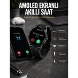 Hsc Bilişim Akıllı Saat Amoled Ekran 3 Kordonlu Nfc ve Gps Uyumlu - 01P-Pembe - 35 - 48 mm