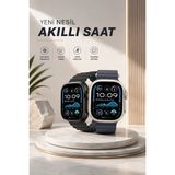 Hsc Bilişim Akıllı Saat Sesli Görüşme Titreşimli Gps Bağlantısı Müzik Dinleme Sosyal Medya Bildirimleri - 35 - 48 mm - Dijital