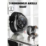 Hsc Bilişim Akıllı Saat Uyku ve Sağlık Takibi Bildirim Görme Arama Cevaplama - 35 - 48 mm - Dijital