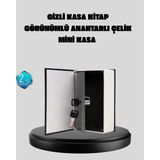 Hsc Bilişim Anahtarlı Gizli Kitap Kasa – Metal Iç Yapı, Kamuflajlı Sözlük Tasarım - Adaçayı Yeşili