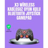 Hsc bilişim Android Uyumlu Gamepad X3 Game Stick Oyun Kolu Bluetooth Bağlantılı tknUCZX3GAMEPAD1