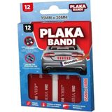 Hsc Bilişim BADEM10 Bondit Araç Plaka Güçlü Yapıştırıcı Yapıştırma Çift Taraflı Bant Bandı 95MM x 35MM BND01 - 001-Renkli