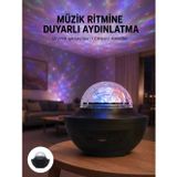 Hsc bilişim Çok Renkli Projektör Lamba Disko Topu Gece Lambası