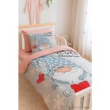 Hsc bilişim Dijital Baskılı 3D Pamuklu Yenidoğan Bebek Nevresim Takımı Cute Gnome Pink