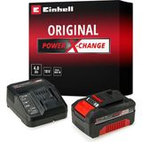 Hsc Bilişim Einhell Akü ve Şarj Cihazı Başlangıç Kiti Power X-Change (Akü, Li-Ion, 18 V, 4.0 Ah Akü ve