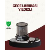Hsc bilişim Galaxy Efektli LED Projektör Taşınabilir Yıldız Gece Lambası tknUCZZZMİNİSTARPROJEKTÖR-4