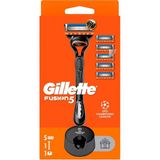 Hsc Bilişim Gillette Fusion Tıraş Makinesi + 4 Adet Yedek Tıraş Bıçağı + Piremium Stand Hediyeli Paket