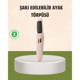 Hsc Bilişim Iki Hızlı Elektrikli Ayak Törpüsü Pürüzsüz Topuk Bakımı - Renkli