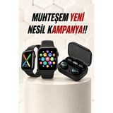 Hsc Bilişim Kaliteli Akıllı Saat ve Kaliteli Bluetooth Kulaklık Anc Özelliği Uzun Pil Ömrü - 35 - 48 mm - Dijital