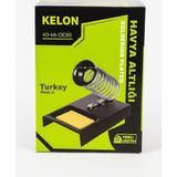 Hsc Bilişim Kelon Havya Altlığı, Lehim Sehpası, Metal Tabanlı, Stabil, Sehpa, Tutucu, Otomatik Kapanan Emniyetl