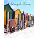 Hsc Bilişim Living The Dream: Beach Hut Seaside/ Ocean Notebook (Composition Book Journal Diary), Medium Colleg - 1 Adet - 001-Renkli