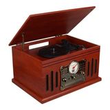 Hsc Bilişim Magicvoice F39 Retro Vintage Çanta Pikap - CD - Kaset - Radyo - Bluetooth - Aux - USB Mp3 Çalar - 0 - 19 lt - 001-Renkli