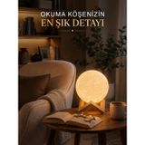 Hsc bilişim Modern Tasarımlı 3D Ay Lambası Yatak Odası ve Salon Dekoru tknUCZZAYIŞIĞILAMBA-3