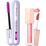 Hsc Bilişim New York Falsies Surreal Maskara + Lifter Gloss Nemlendirici Dudak Parlatıcısı - 004 Sil - 951-Renkli