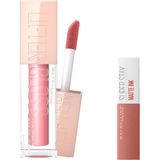Hsc Bilişim New York Lifter Gloss Nemlendirici Dudak Parlatıcısı 004 Silk & Mini Super Stay Matte In - 951-Renkli