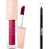 Hsc Bilişim New York Lifter Gloss Nemlendirici Dudak Parlatıcısı 25 Taffy & Mini Tattoo Liner Gel Pe - 951-Renkli