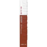 Hsc Bilişim New York Super Stay Matte Ink Likit Mat Ruj - 75 Fighter (Kahverengi) - 951-Renkli