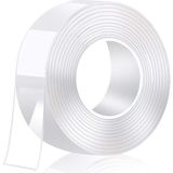 Hsc Bilişim Orret Çift Taraflı Nano Bant Extra Güçlü Yeniden Kullanılanilir Silikon Bant Şeffaf 1 Metre - 001-Renkli
