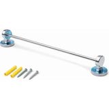 Hsc Bilişim Paslanmaz Çelik Uzun Havluluk, Krom Kaplama, 42 Cm, Banyo Aksesuarı, Montaj Vidaları Dahil - 001-Renkli