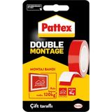 Hsc Bilişim Pattex Double Montage Çift Taraflı Montaj Bandı, Iç ve Dış Mekanlar Için Uygun Ekstra Güçlü ve Daya - 001-Renkli