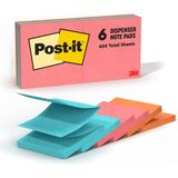 Hsc Bilişim Post-It Pop-Up Notlar, 7,6 x 7,6 Cm, 6 Blok, Amerika'n N #1 Favorite Sticky Notes, Cape Town Collec - 1 Adet - 001-Renkli
