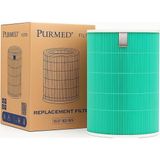 Hsc Bilişim Purmed Smart Air Purifier 4 Uyumlu Yedek Filtre Seti – Antibakteriyel Yeşil Hepa Filtre + De - Renkli