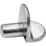 Hsc Bilişim Raf Pimi Düz Nikel Cam Ahşap Metal Raf Tutucu Çivisi Mobilya Dolap Pimi Metal (50 Adet) - 001-Renkli