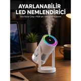 Hsc Bilişim Rgb Işıklı Hava Nemlendirici Ultrasonik Teknoloji ve Portatif Tasarım Yeni Nesil - Renkli