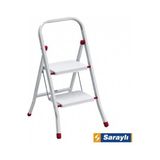 Hsc Bilişim Saraylı Pratik Metal Merdiven Beyaz 2 Basamaklı