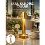 Hsc bilişim Şarjlı Masa Lambası 3 Işık Modu Kademesiz Karartma Metal Gövde Yeni Nesil