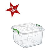 Hsc Bilişim Şeffaf Saklama Kutusu 6 Litre - 001-Renkli