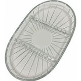 Hsc Bilişim Şık Tasarımlı 3 Bölmeli Cam Kahvaltılık – 27X15 cm Dayanıklı Servis Tabağı, Çok Bölmeli Sunum Kabı, - 001-Renkli