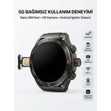 Hsc Bilişim Sim Kartlı 5g Android Akıllı Saat Hd Kamera Wi-Fi Gps Uygulama Yükleyebilen - 0-Kahverengi - 35 - 48 mm