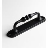 Hsc Bilişim Siyah Metal Kapı Çekme Kolu 12 cm Dolap Saclı Mobilya Dolap Çekmece Tutamağı Kulp Kulpları - 001-Renkli