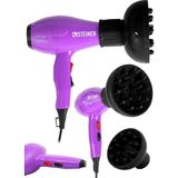 Hsc Bilişim Steiner 3400 Watt Ac Motor Saç Kurutma Makinesi Professional Fön Makinesi + Difüzör + 2 Adet - 001-Renkli