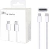 Hsc Bilişim Usb-C To Usb-C Hızlı Şarj Kablosu Type-C 60W Pd, 1m Örgülü Şarj Kablosu; Iphone 15 16 Pro Max, Sams - 001-Renkli