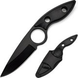Hsc Bilişim Valkyrie 3CR14MOV Kılıflı Paslanmaz Çelik Parmak Delikli Outdoor Kamp Bıçağı – 17.5 cm Kompakt Gövd