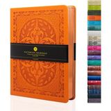 Hsc Bilişim Victoria's Journals Günlük, Suni Deri, Vintage, Sert Kapak, Çizgili Not Defteri, Eski Moda Seyahat - 1 Adet - 001-Renkli