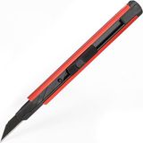 Hsc Bilişim Workpro WP212020 9 mm Alüminyum Kasa Cep Askılı Maket Bıçağı, Kırmızı