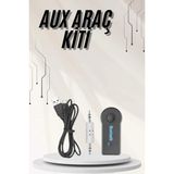 Hsc Bilişim Yeni Nesil Bluetooth Aux Araç Kiti Siyah Tv Tablet Telefon Araç Araba - Çok Renkli