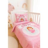 Hsc bilişim Yenidoğan Kız Bebek Nevresim Takımı %100 Pamuklu Sweet Baby Girl