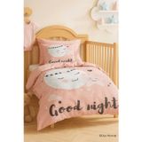 Hsc bilişim Yenidoğan Kız Bebek Nevresim Takımı Pamuklu Good Night