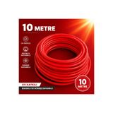 hsc su arıtma cihazı için renkli hortum 10 metre ( kırmızı )