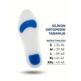 HSDSİLİKON Tam Ortopedik Anatomik Silikon Ayakkabı Tabanlığı, Topuk Dikeni Tabanlık