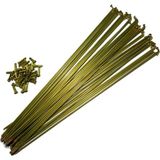 Hsgl Bisiklet 2mm 255 mm Gold Sarı Jant Teli Bisiklet Jant Teli