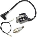 Hsgl Husqvarna Motorlu Testere 51 55 61 Ateşleme Bobini Buji Set - Gümüş