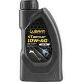 Hsgl Lubran 4t Motojet 10W-40 Apı Sl Motor Yağı 1 Litre Yüksek Performanslı 4 Zamanlı Motosiklet Yağ - Gri - Siyah